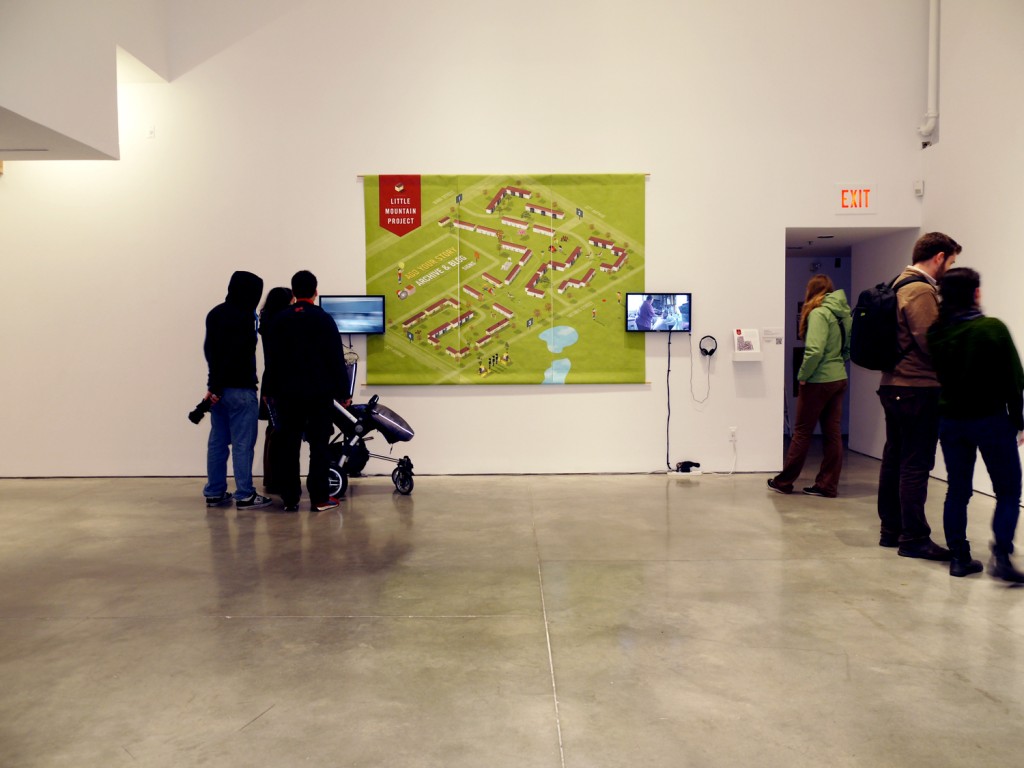 The Little Mountain Project, installation view at ECUAD