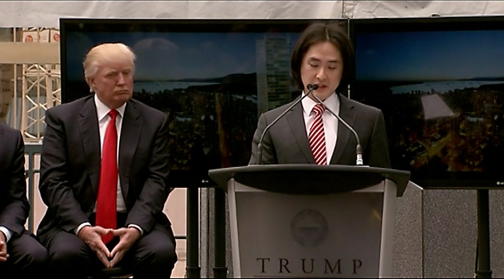 Holborn's Joo Kim Tiah and Donald Trump - we're trusting them to build the new Vancouver